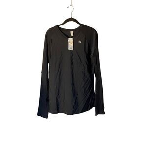 Unbranded NWT, women’s black UPF 50 rash guard swim XL